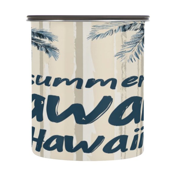 BZSMCE Food Storage Container 304 F Stainless Steel Containers Tropical Breeze Printing
