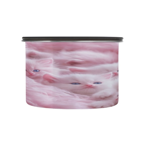 BZSMCE Food Storage Container 304 F Stainless Steel Containers Whispering Clouds Printing