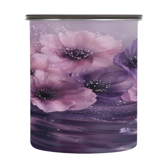 BZSMCE Food Storage Container 304 F Stainless Steel Containers Whispers Of Lavender Printing