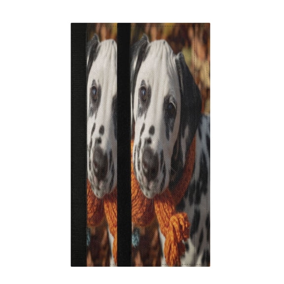BZSMCE Kitchen Appliance Handle Covers For Fridge/Oven Handles-Copper-orange Pup Pattern