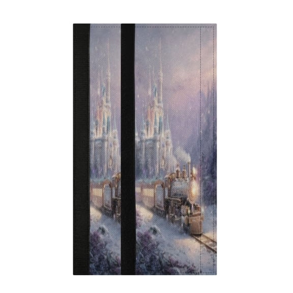 BZSMCE Kitchen Appliance Handle Covers For Fridge/Oven Handles-Frosted Castle Train Pattern