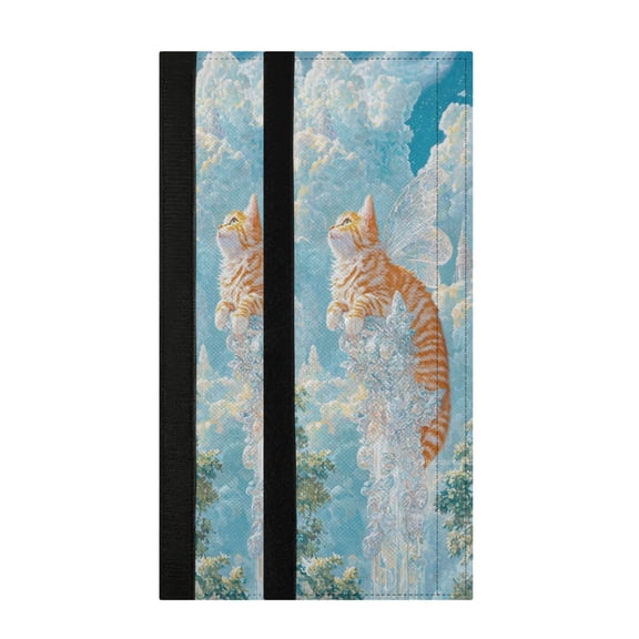 BZSMCE Kitchen Appliance Handle Covers For Fridge/Oven Handles-Frostwood Tabby Winter Pattern