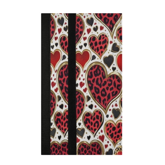BZSMCE Kitchen Appliance Handle Covers For Fridge/Oven Handles-Leopard Heart Edgy Print Pattern