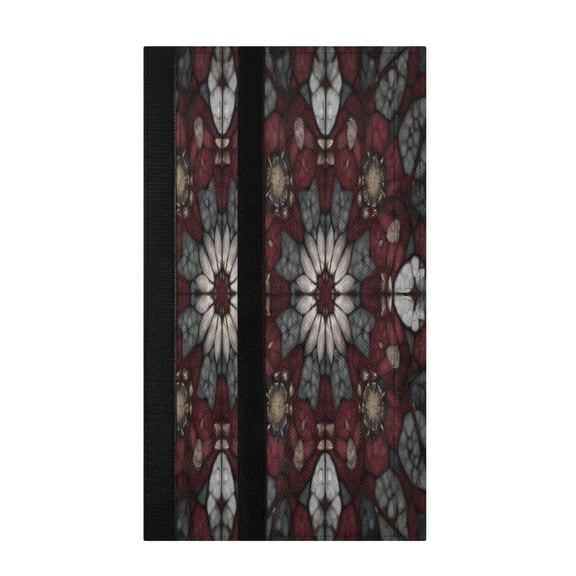 BZSMCE Kitchen Appliance Handle Covers For Fridge/Oven Handles-Royal Mosaic Ruby Pattern