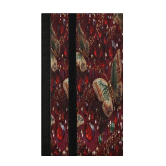 BZSMCE Kitchen Appliance Handle Covers For Fridge/Oven Handles-Ruby Butterflies Pattern