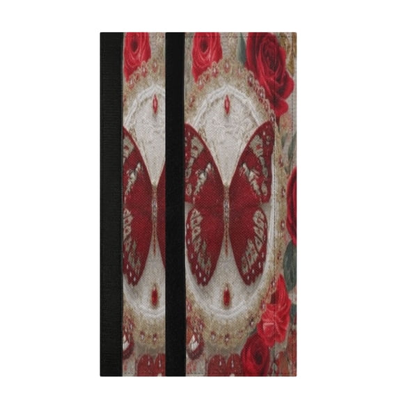 BZSMCE Kitchen Appliance Handle Covers For Fridge/Oven Handles-Ruby Butterfly Pattern