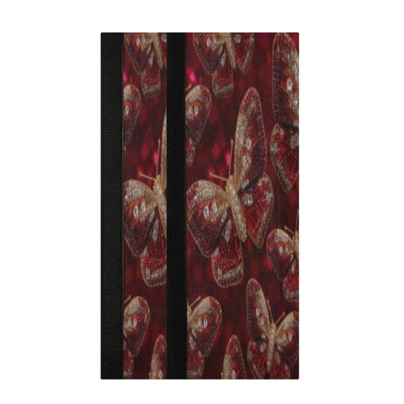 BZSMCE Kitchen Appliance Handle Covers For Fridge/Oven Handles-Ruby Winged Mosaic Pattern