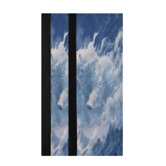 BZSMCE Kitchen Appliance Handle Covers For Fridge/Oven Handles-Wave Polar Bear Pattern