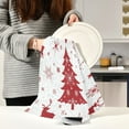 thumbnail image 1 of BZSMCE Kitchen Towels Creative Chrismas Snowflake Pattern Durable Kitchen Towel, 1 of 7