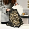 thumbnail image 1 of BZSMCE Kitchen Towels Creative Gold Blossom Fashion Pattern Pattern Durable Kitchen Towel, 1 of 7