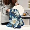 thumbnail image 1 of BZSMCE Kitchen Towels Creative Mystic Lotus in The Night Pattern Durable Kitchen Towel, 1 of 7