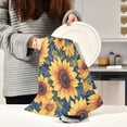 thumbnail image 1 of BZSMCE Kitchen Towels Creative Sunflower Pattern Pattern Durable Kitchen Towel, 1 of 7