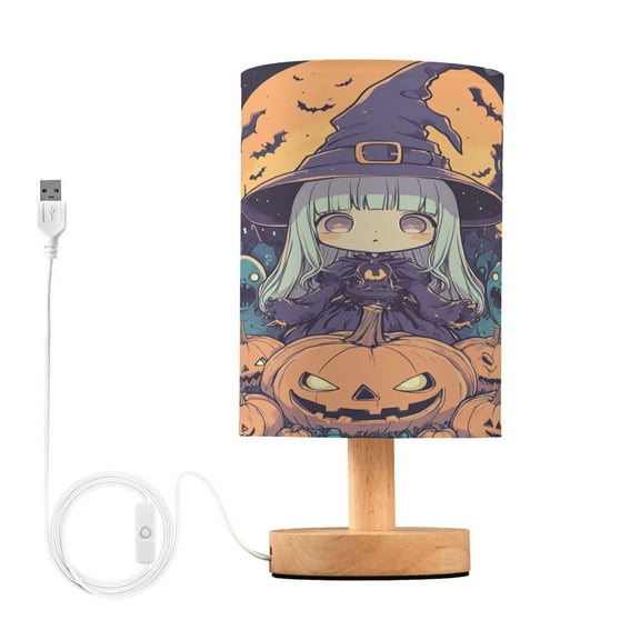 BZSMCE Lamp Modern Anime Witch Creative Patter Night Light