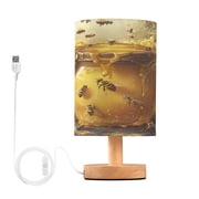 BZSMCE Lamp Modern Bee Take Honey Creative Patter Night Light