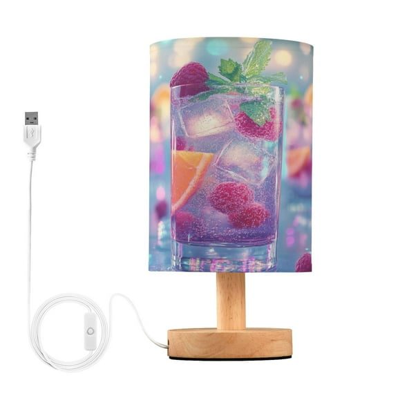 BZSMCE Lamp Modern Colorful Cocktails with Ice Cubes Creative Patter Night Light