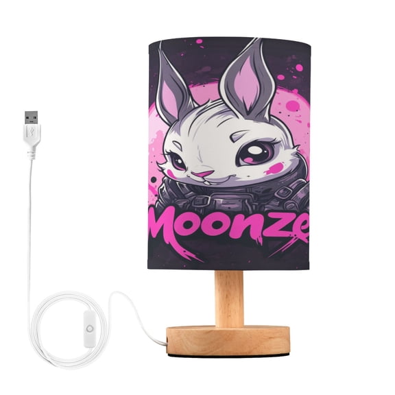 BZSMCE Lamp Modern Cute Cartoon Rabbit Creative Patter Night Light