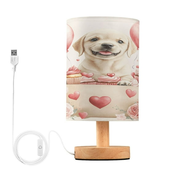 BZSMCE Lamp Modern Cute Happy Labrador Creative Patter Night Light