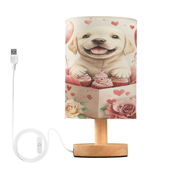 BZSMCE Lamp Modern Cute Labrador Baby Creative Patter Night Light