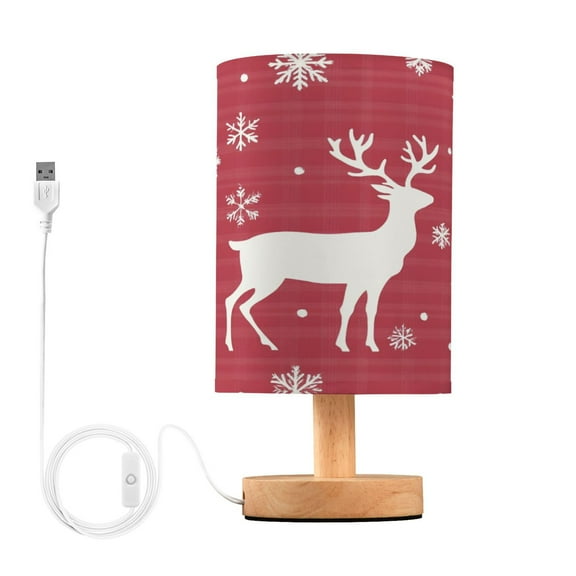 BZSMCE Lamp Modern Deer Sonwflake Creative Patter Night Light