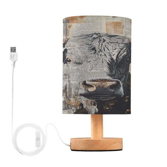 BZSMCE Lamp Modern Design Cowhide Pattern Creative Patter Night Light