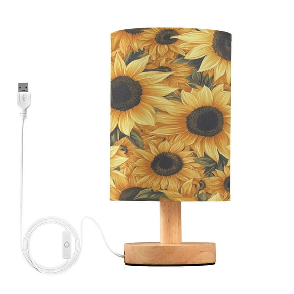 BZSMCE Lamp Modern Design Sunflower Pattern Creative Patter Night Light