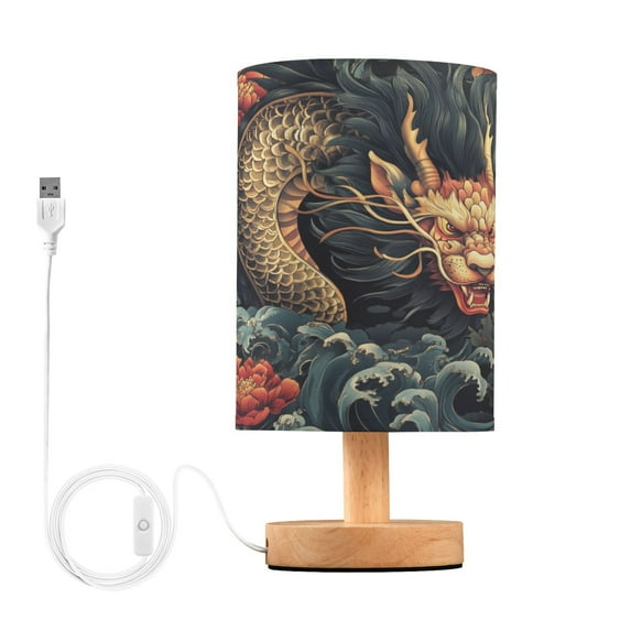 BZSMCE Lamp Modern Dragon Pattern Creative Patter Night Light