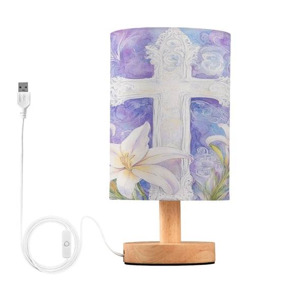 BZSMCE Lamp Modern Easter Cross Paining Creative Patter Night Light