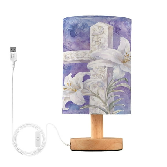 BZSMCE Lamp Modern Easter Cross Printing Creative Patter Night Light