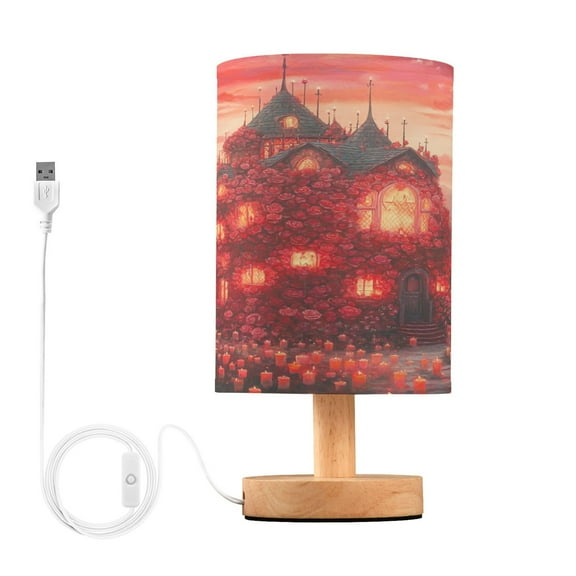BZSMCE Lamp Modern Enchanted Castle with Candles Creative Patter Night Light