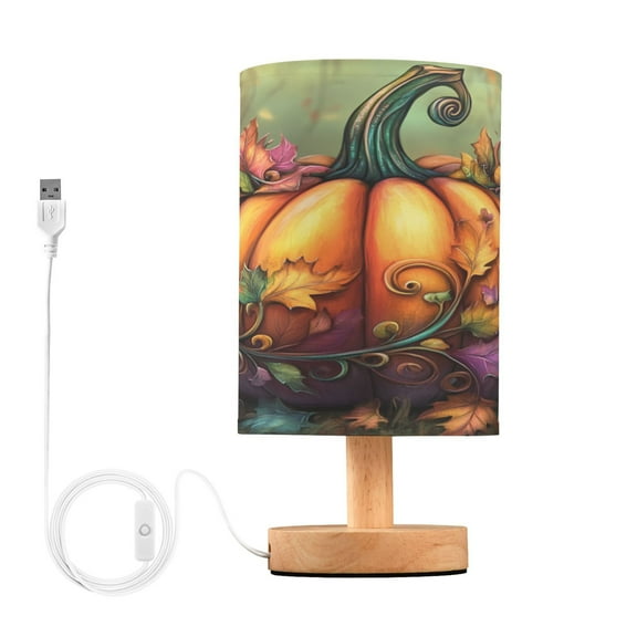 BZSMCE Lamp Modern Fall Pumpkin Creative Patter Night Light