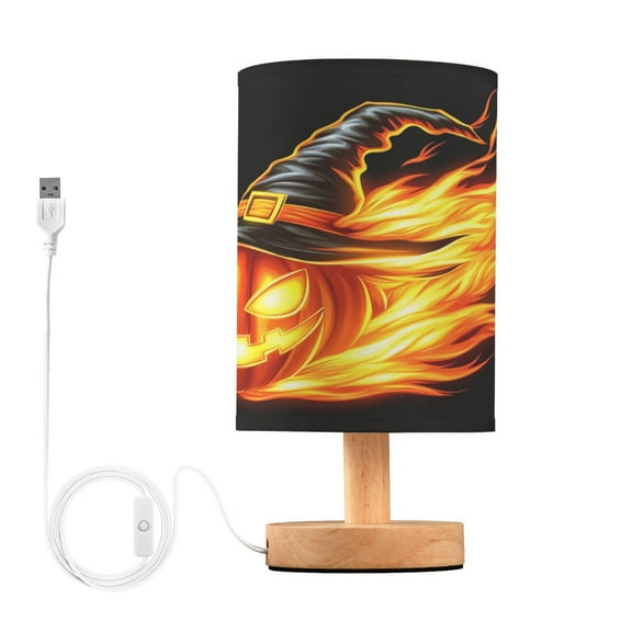 BZSMCE Lamp Modern Flame Pumpkin Creative Patter Night Light