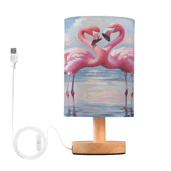 BZSMCE Lamp Modern Flamingos under The Sky Creative Patter Night Light