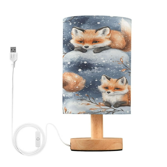 BZSMCE Lamp Modern Fox Pattern Creative Patter Night Light