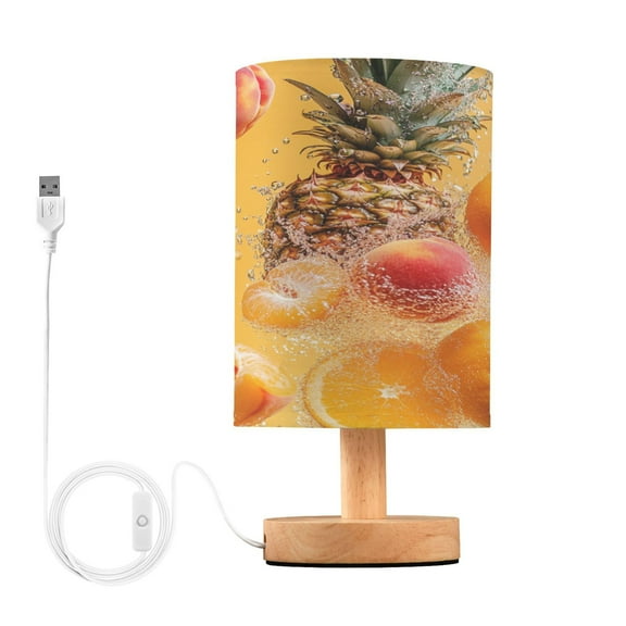 BZSMCE Lamp Modern Fruits Splashing in Water Creative Patter Night Light