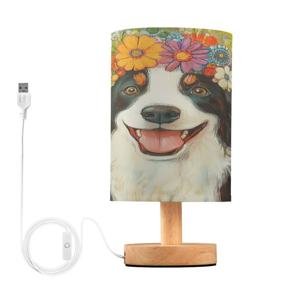 BZSMCE Lamp Modern Fun Loving Dog Creative Patter Night Light