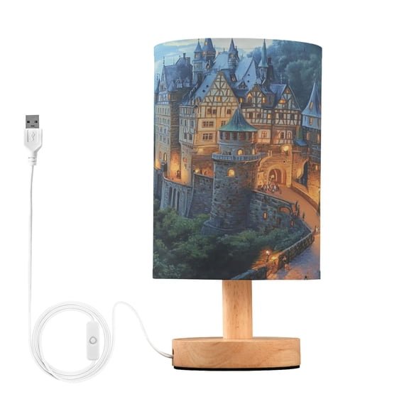 BZSMCE Lamp Modern Great Castle Print Creative Patter Night Light