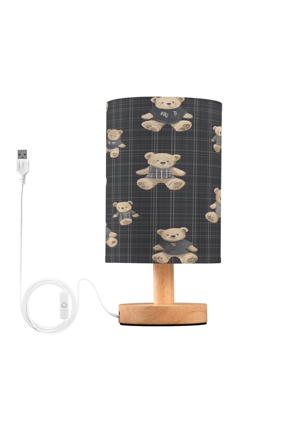 Lamp Modern Hoodie Bears Printing Creative Patter Night Light
