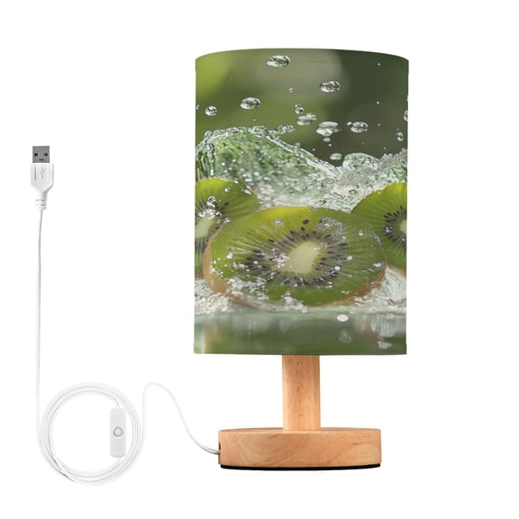 BZSMCE Lamp Modern Kiwi Splashing in Water Creative Patter Night Light