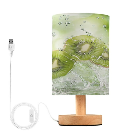 BZSMCE Lamp Modern Kiwifruit Slices Splashing Water Creative Patter Night Light