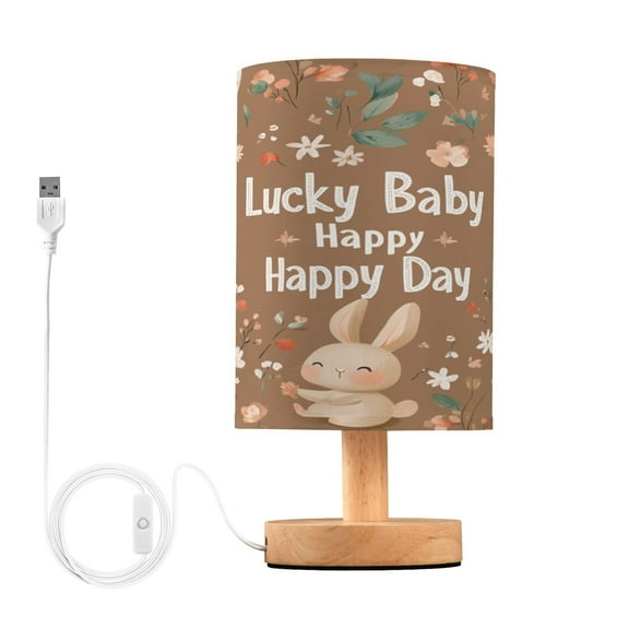 BZSMCE Lamp Modern Lucky White Rabbit Creative Patter Night Light