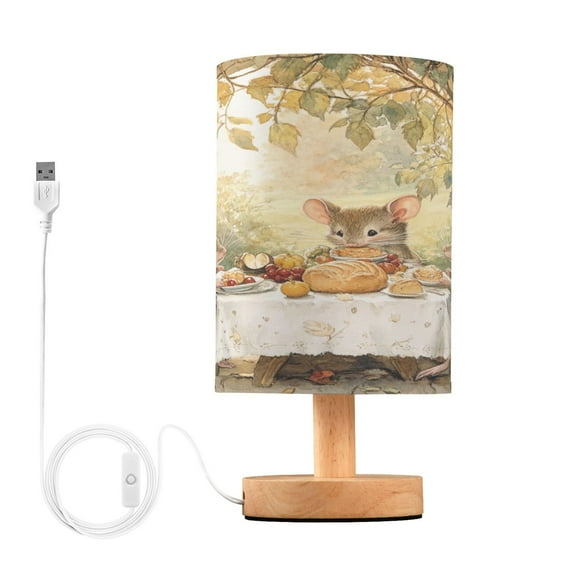 BZSMCE Lamp Modern Mices Take Breads Creative Patter Night Light