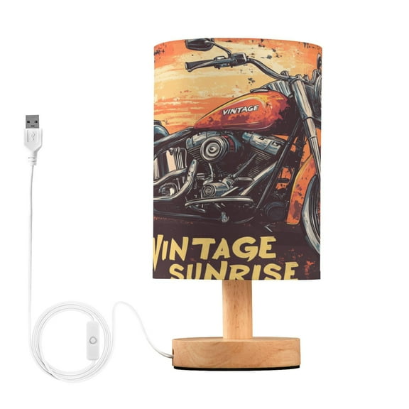 BZSMCE Lamp Modern Motorcycle Pattern Creative Patter Night Light