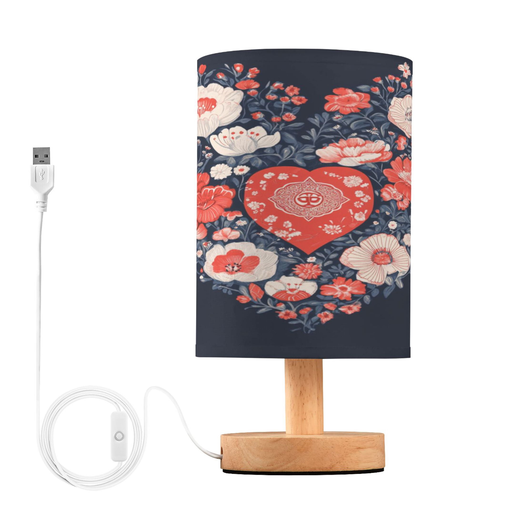 BZSMCE Lamp Modern Oil Pattern Of Heart Shaped Creative Patter Night Light