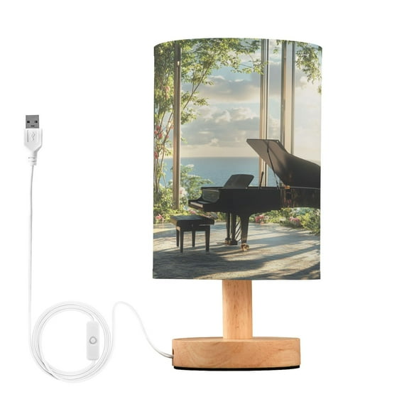 BZSMCE Lamp Modern Piano Sunlit Room Creative Patter Night Light