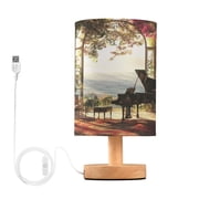 BZSMCE Lamp Modern Piano in Floral Room Seaside Creative Patter Night Light