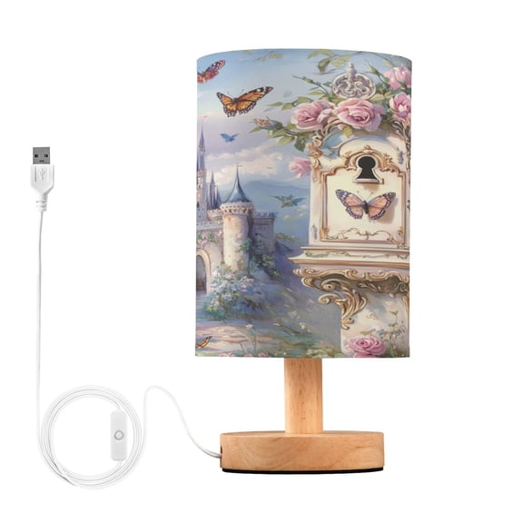 BZSMCE Lamp Modern Postbox with Roses Creative Patter Night Light