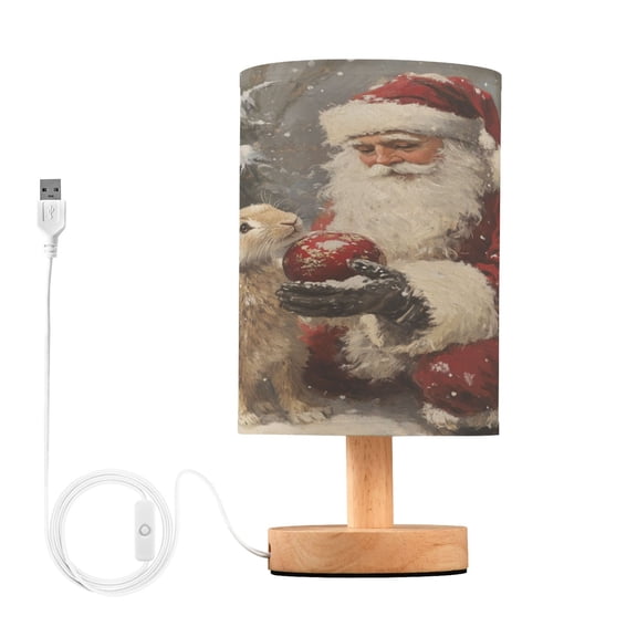 BZSMCE Lamp Modern Rabbit Eat Apple Creative Patter Night Light