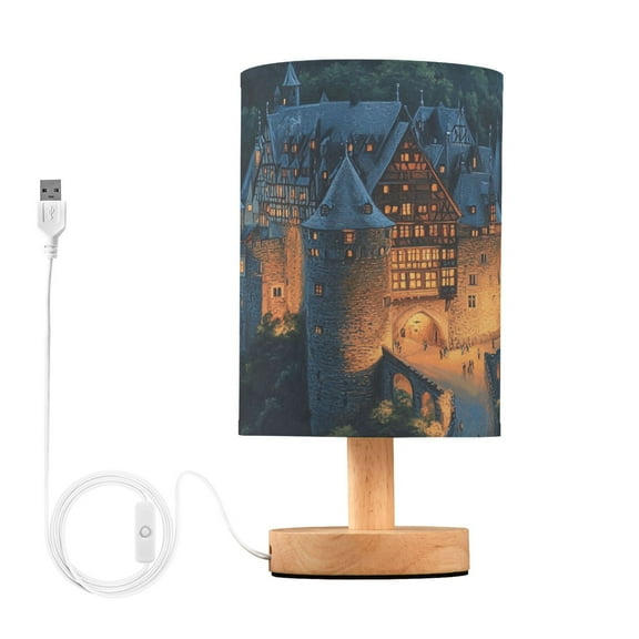 BZSMCE Lamp Modern Retro Castle Pattern Creative Patter Night Light