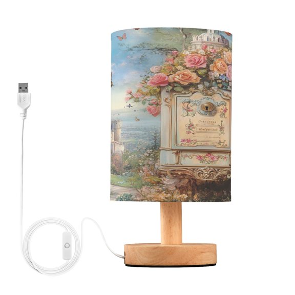 BZSMCE Lamp Modern Retro Castle Pinting Creative Patter Night Light