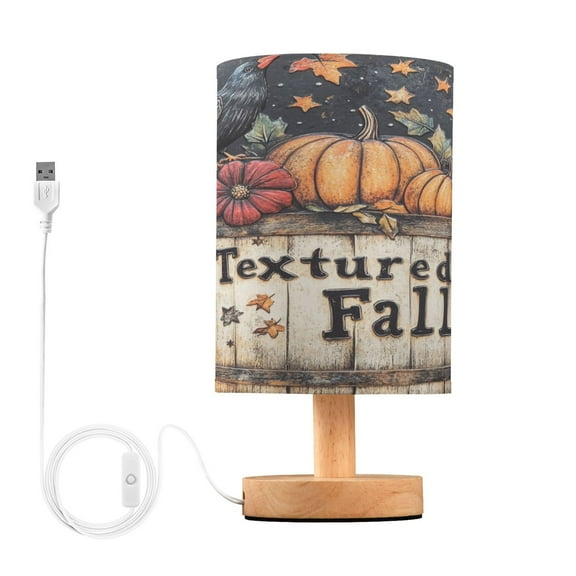 BZSMCE Lamp Modern Ripe Pumpkin Printed Creative Patter Night Light